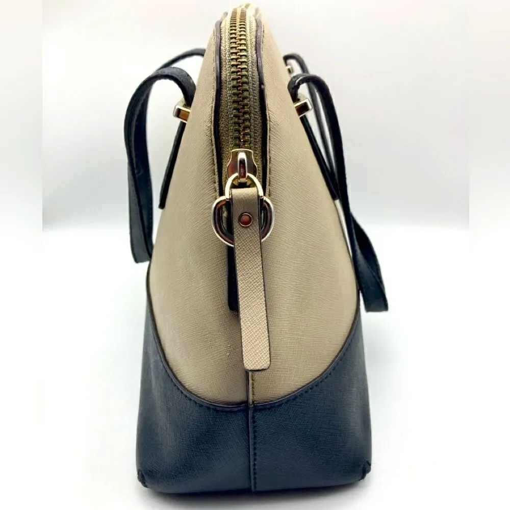 Kate Spade New York Cow Leather Color Block Purse Satchel Handbag